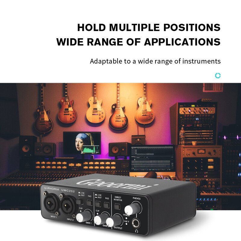 USB Audio Interface Manufacturer - OEM/ODM 2X2 USB Interface Dual XLR