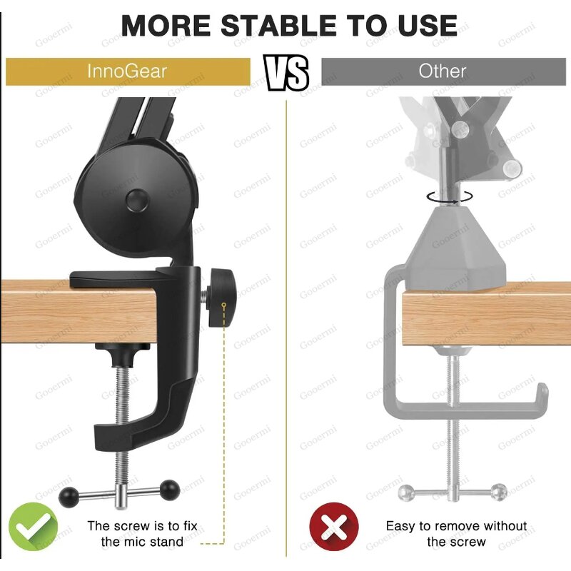 Microphone Stand Manufacturer - OEM/ODM Metal Desktop Heavy Duty Arm Holder