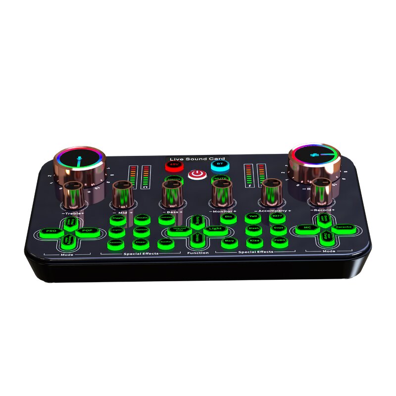 Live Sound Card Manufacturer - OEM/ODM Mini Audio Sound Mixer Voice Changer
