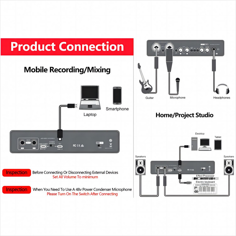 Live Sound Cards Manufacturer - OEM/ODM New Design Audio Sound Cards