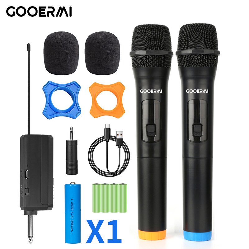 Wireless Microphone Manufacturer - OEM/ODM Dual Channel Plug&Play Handheld Mic