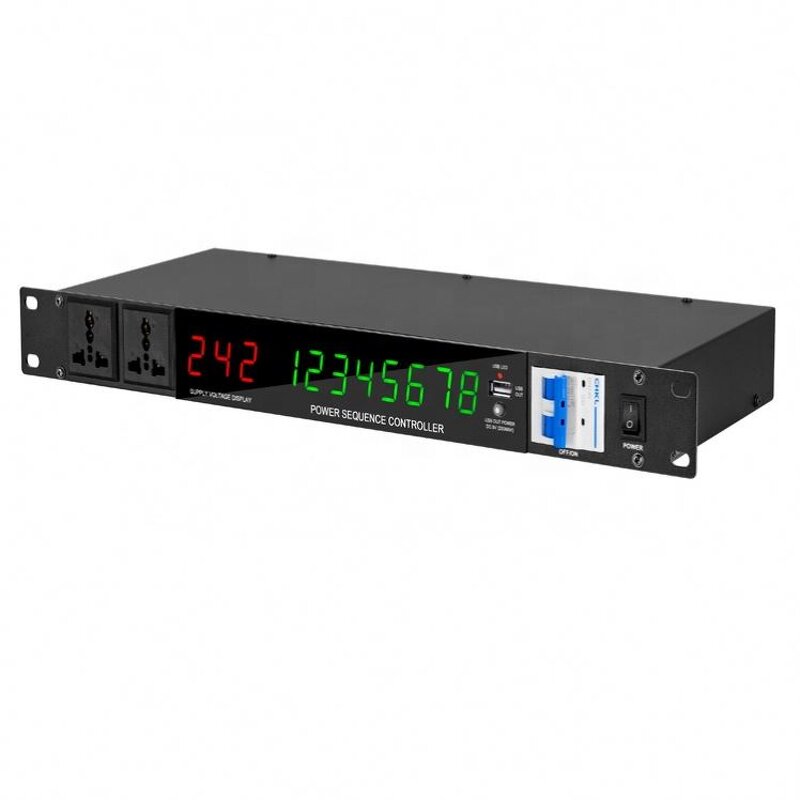Power Sequence Controller Manufacturer - OEM/ODM 10 Outlet Power Factor Controller