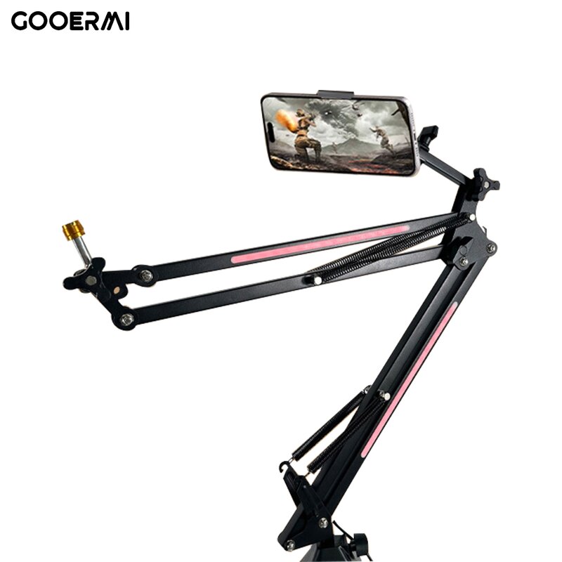 Microphone Stand Manufacturer - OEM/ODM RGB Rotatable Sturdy Metal Desk Stand