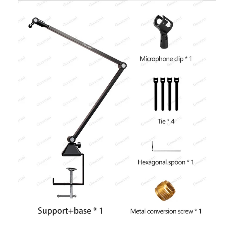 Microphone Arm Stand Manufacturer - OEM/ODM Adjustable Scissor Heavy-Duty Desk Arm
