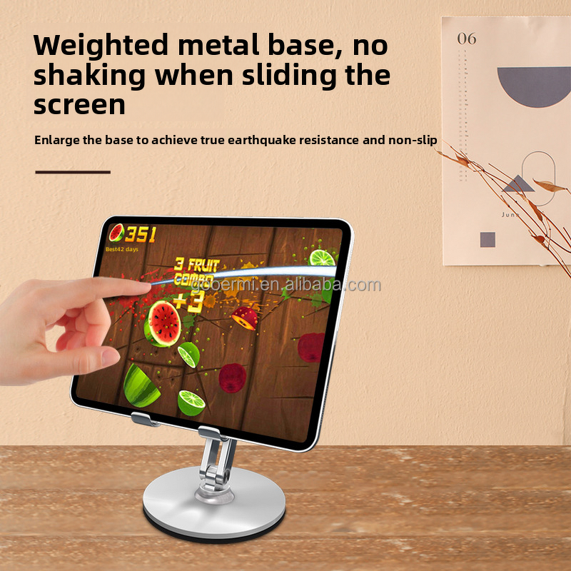 Cell Phone Stand Manufacturer - OEM/ODM 360° Adjustable Desk Holder for Tablet