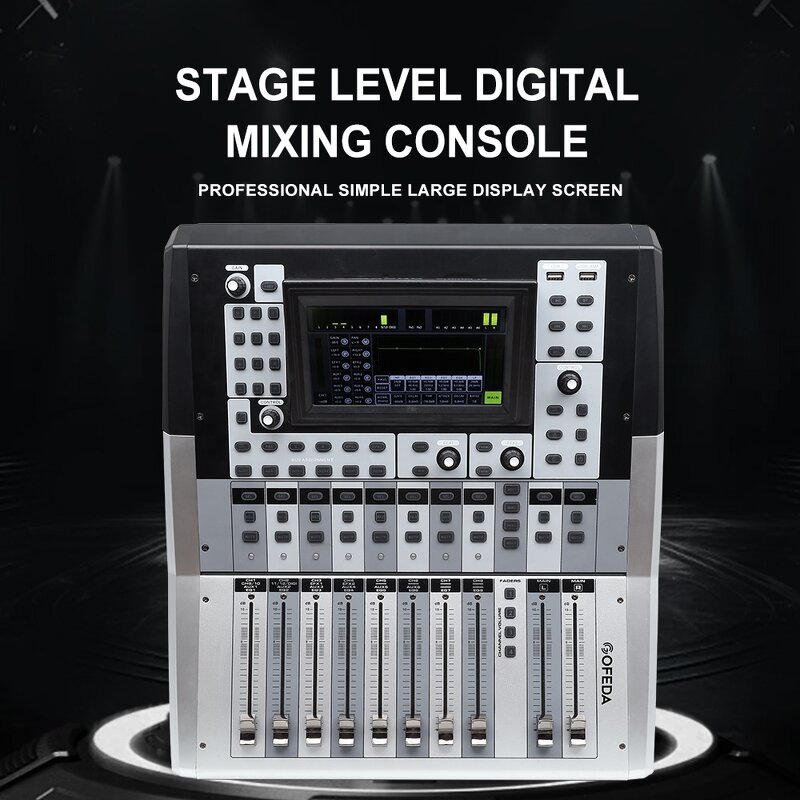 Digital Mixer Manufacturer - OEM/ODM 12 Channel Pro Audio Mixer Console