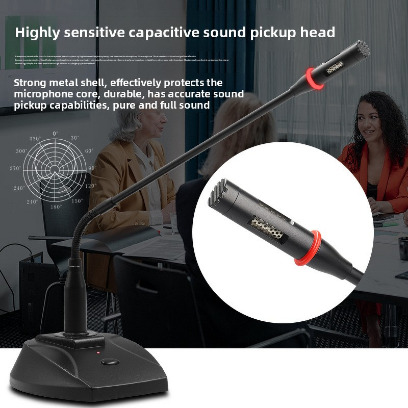 Conference Microphone Manufacturer - OEM/ODM Gooseneck Wired Cardioid Desktop Mic