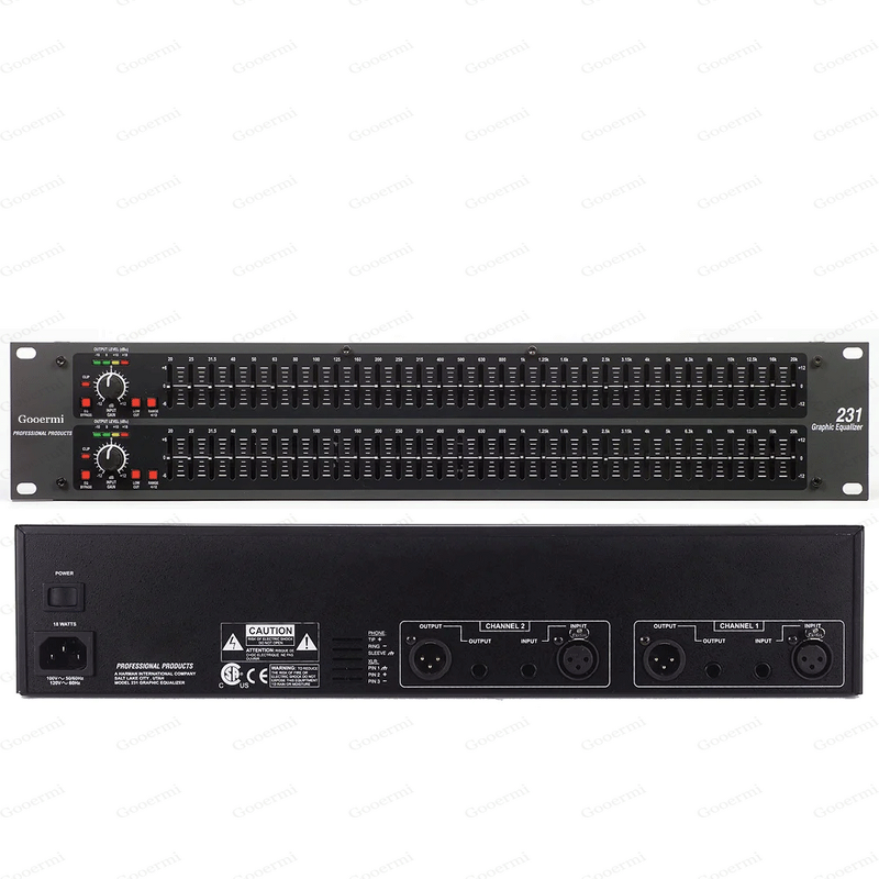 Digital Crossover Manufacturer - OEM/ODM Dual Channel 31 Band Graphic Equalizer