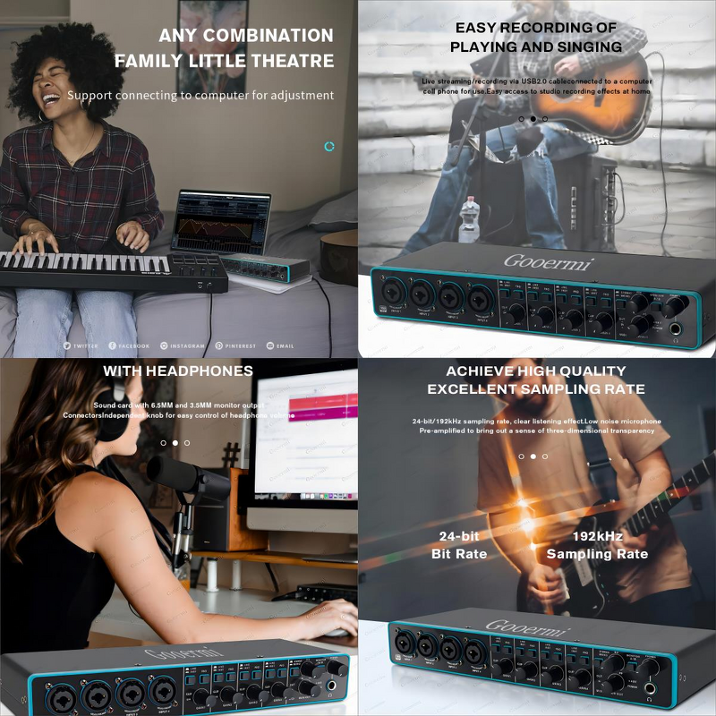 Audio Interface Manufacturer - OEM/ODM Professional Audio Interface Soundcard