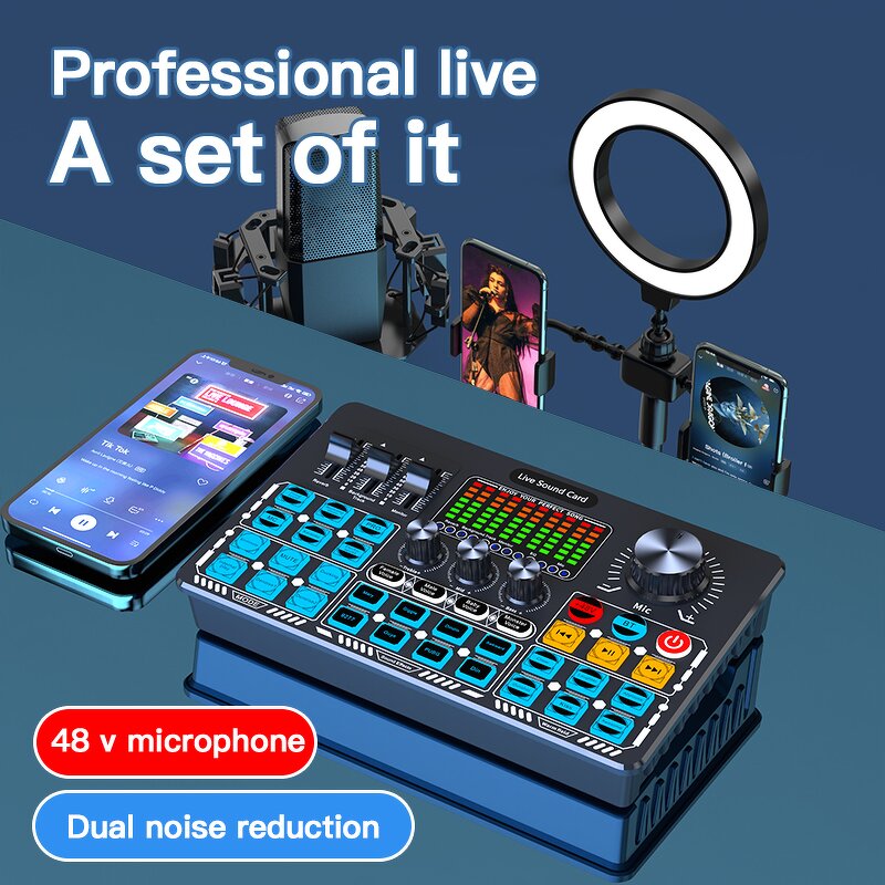 Live Sound Card Manufacturer - OEM/ODM Professional Audio Mixer Interface