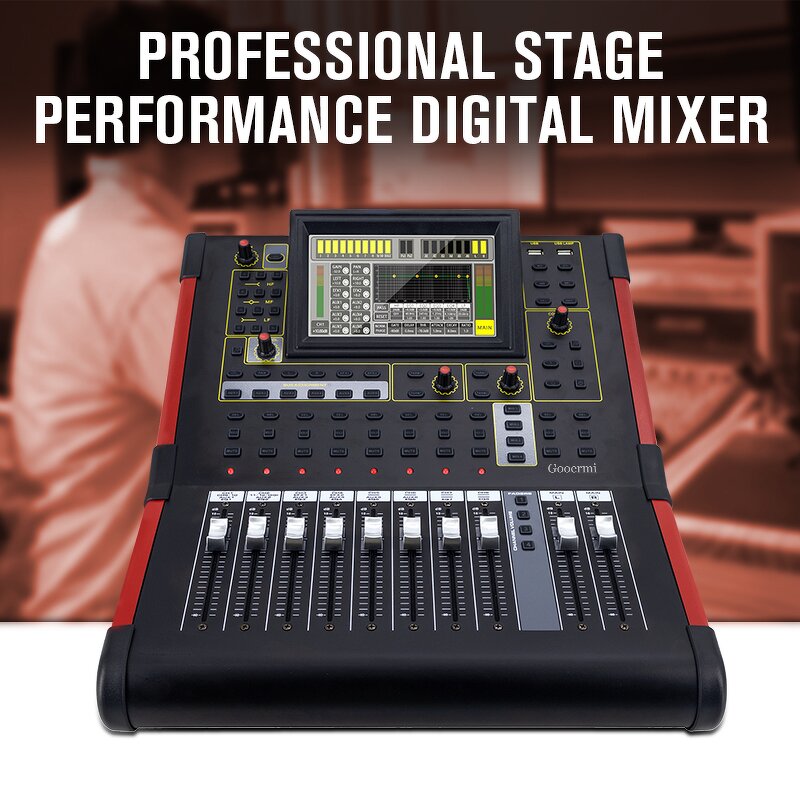 Audio Mixer Manufacturer - OEM/ODM 12 Channel Digital Sound Mixing Console