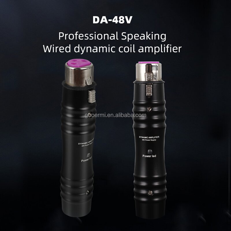 Microphone Preamp Manufacturer - OEM/ODM 48V Dynamic Mic Inline XLR Preamp
