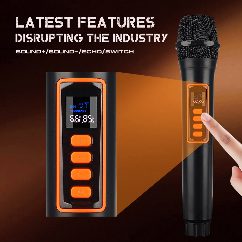 Wireless Microphone Manufacturer - OEM/ODM 2.4g Universal One-To-Two Karaoke Mic