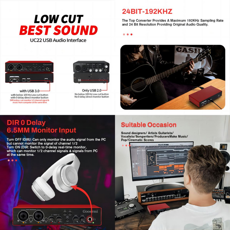 Live Sound Cards Manufacturer - OEM/ODM New Design Audio Sound Cards