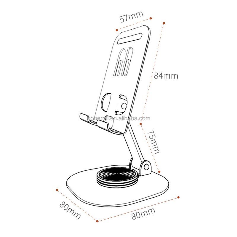 Cell Phone Stand Manufacturer - OEM/ODM Universal Metal 360° Adjustable Holder