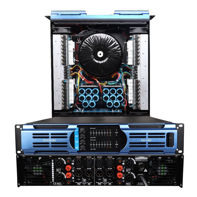 Power Amplifier Manufacturer - OEM/ODM 4 Channel 800 Watt Audio Amplifier