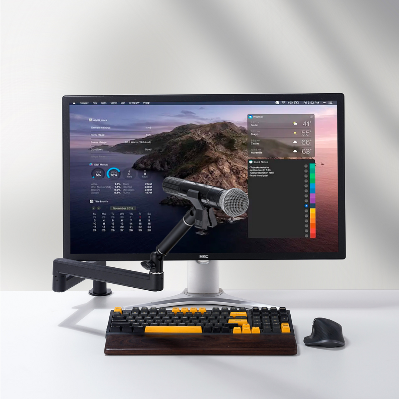 Microphone Stand Manufacturer - OEM/ODM Low Profile 360° Folding Metal Stand