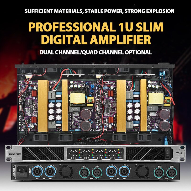 Audio Power Amplifier Manufacturer - OEM/ODM 2-Channel Class D Stereo Amplifier