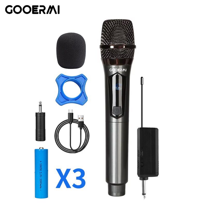 Wireless Microphone System Manufacturer - OEM/ODM Rechargeable Handheld Dynamic Mic
