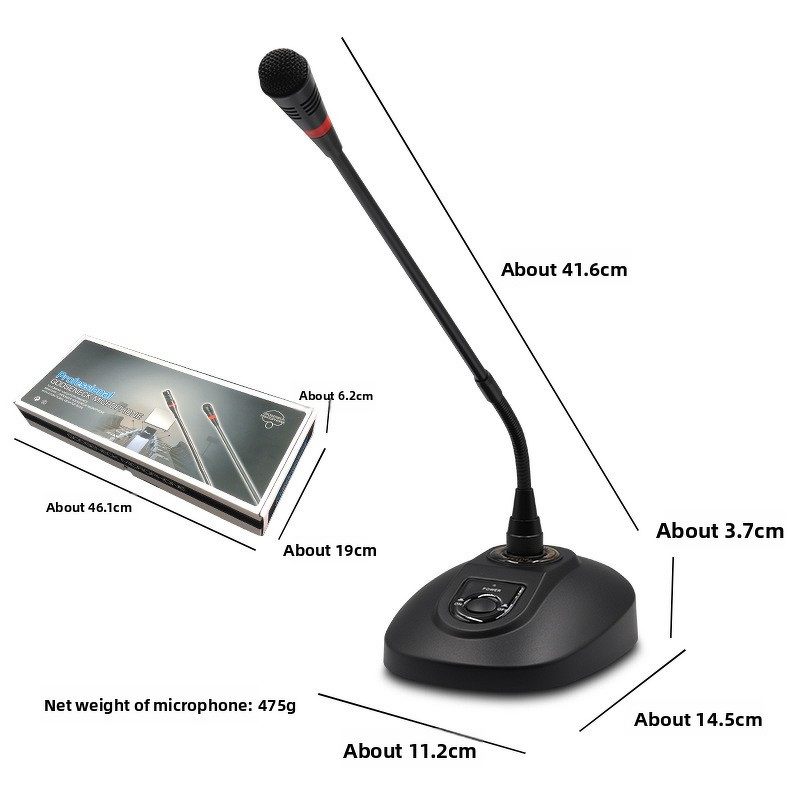 Gooseneck Microphone Manufacturer - OEM/ODM Wired Cardioid Conference Condenser Mic