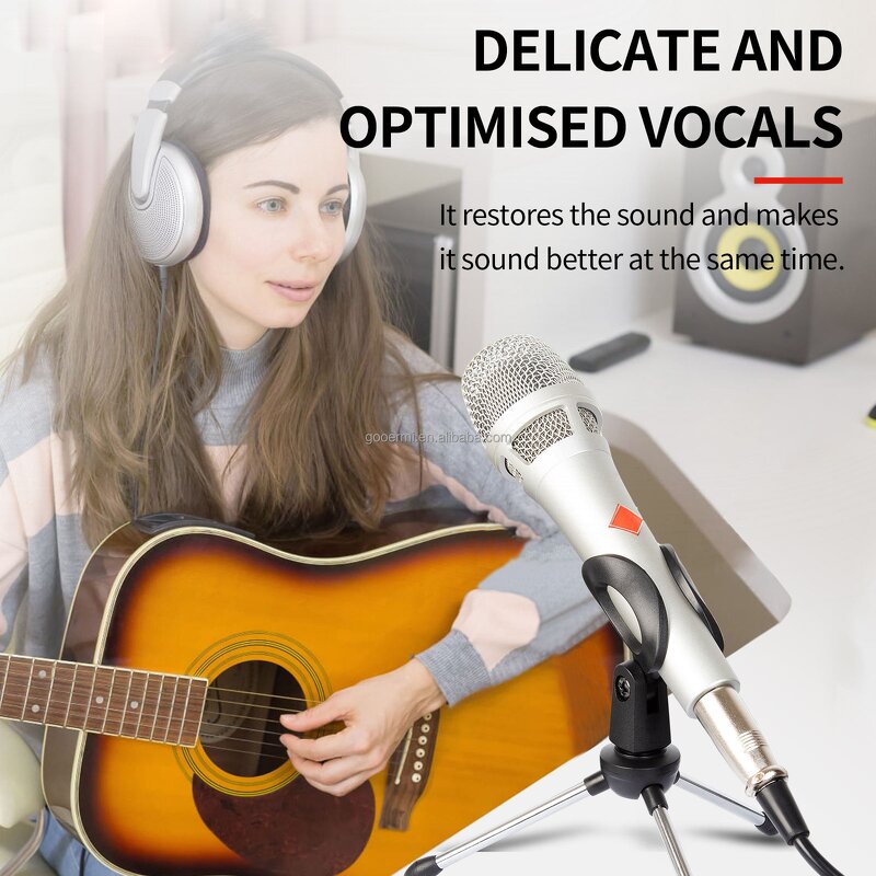 Condenser Microphone Manufacturer - OEM/ODM Metal Condenser KTV Cardioid Wired Mic