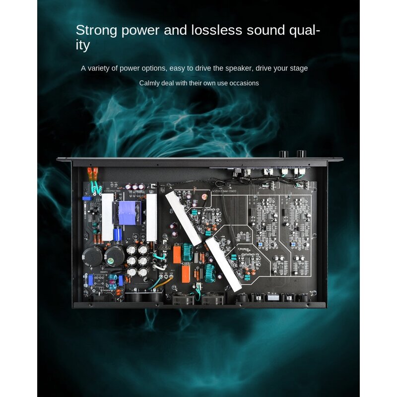 Digital Power Amplifier Manufacturer - OEM/ODM 4-Channel 1U Home Theater Amp