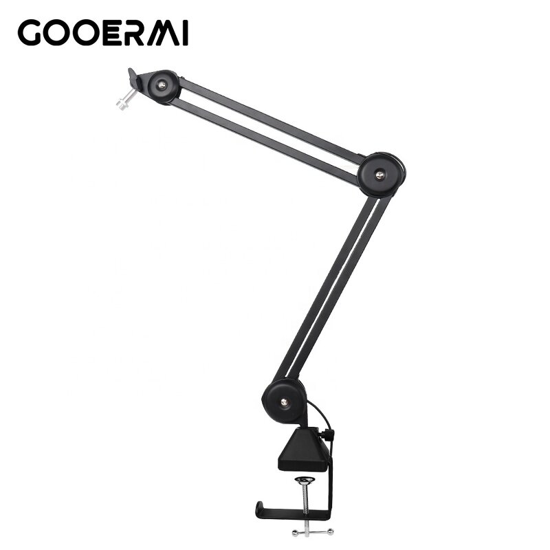 Microphone Stand Manufacturer - OEM/ODM Adjustable Aluminium Arm Desk Stand
