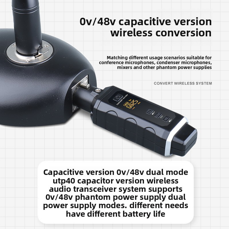 Wireless Audio Mixer Manufacturer - OEM/ODM Dynamic XLR Connector Grenade Mic