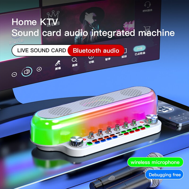 Karaoke Machine Manufacturer - OEM/ODM Wireless Portable Sound Card Speakers