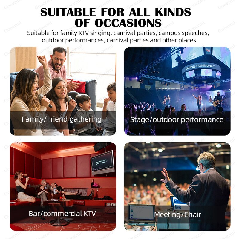 Wireless Microphone System Manufacturer - OEM/ODM Rechargeable Karaoke Dynamic Mic