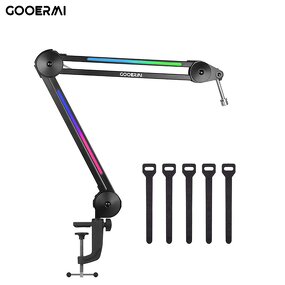 Microphone Stand Manufacturer - OEM/ODM RGB Rotatable Metal Desktop Stand
