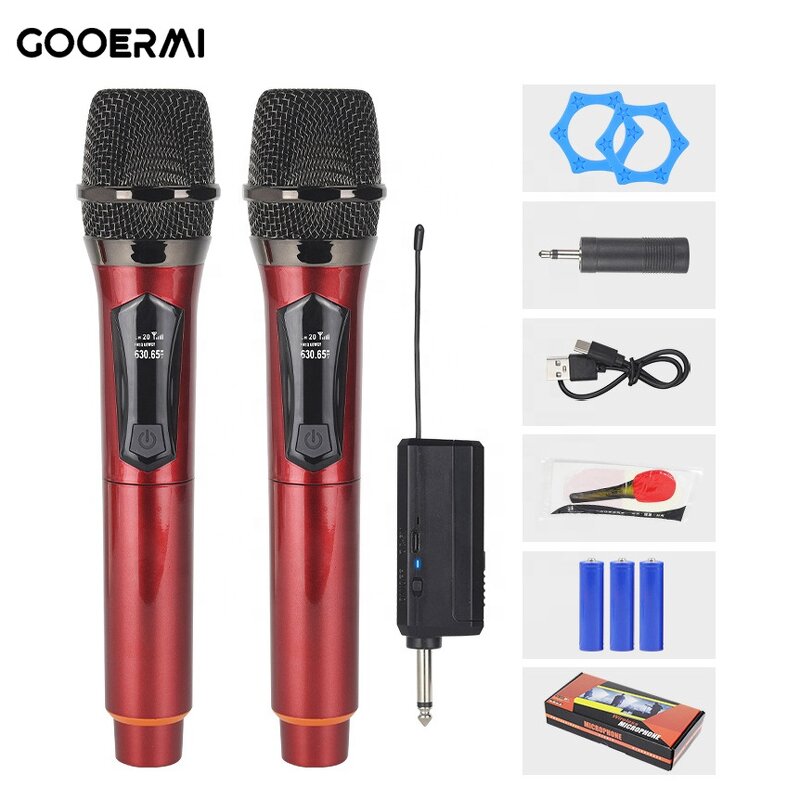 Wireless Microphone System Manufacturer - OEM/ODM Dual Karaoke Dynamic Mic System