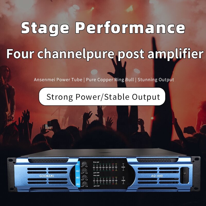 Power Amplifier Manufacturer - OEM/ODM 4 Channel 800 Watt Audio Amplifier
