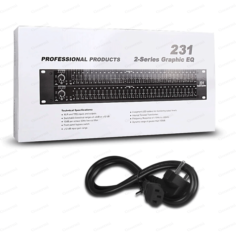 Digital Crossover Manufacturer - OEM/ODM Dual Channel 31 Band Graphic Equalizer