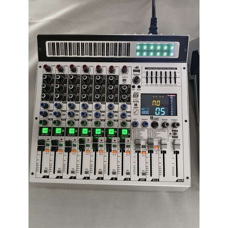 DJ Audio Mixer Manufacturer - OEM/ODM 12 Channel Mixing Console DSP Effects
