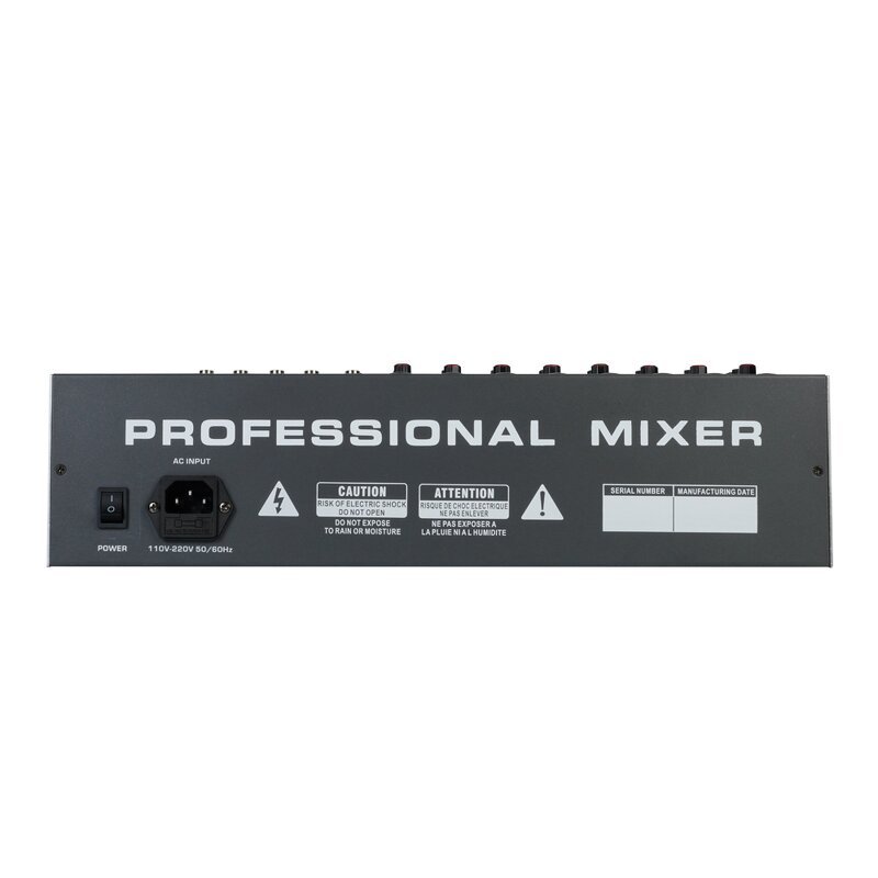 DJ Mixer Manufacturer - OEM/ODM 10 Channel DSP Effects Audio Console