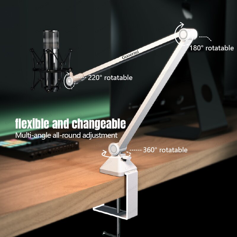 Microphone Arm Stand Manufacturer - OEM/ODM Adjustable Scissor Heavy-Duty Desk Arm
