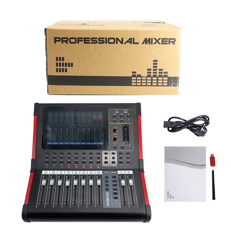 Audio Mixer Manufacturer - OEM/ODM 20 Channel Digital DJ Mixer Console