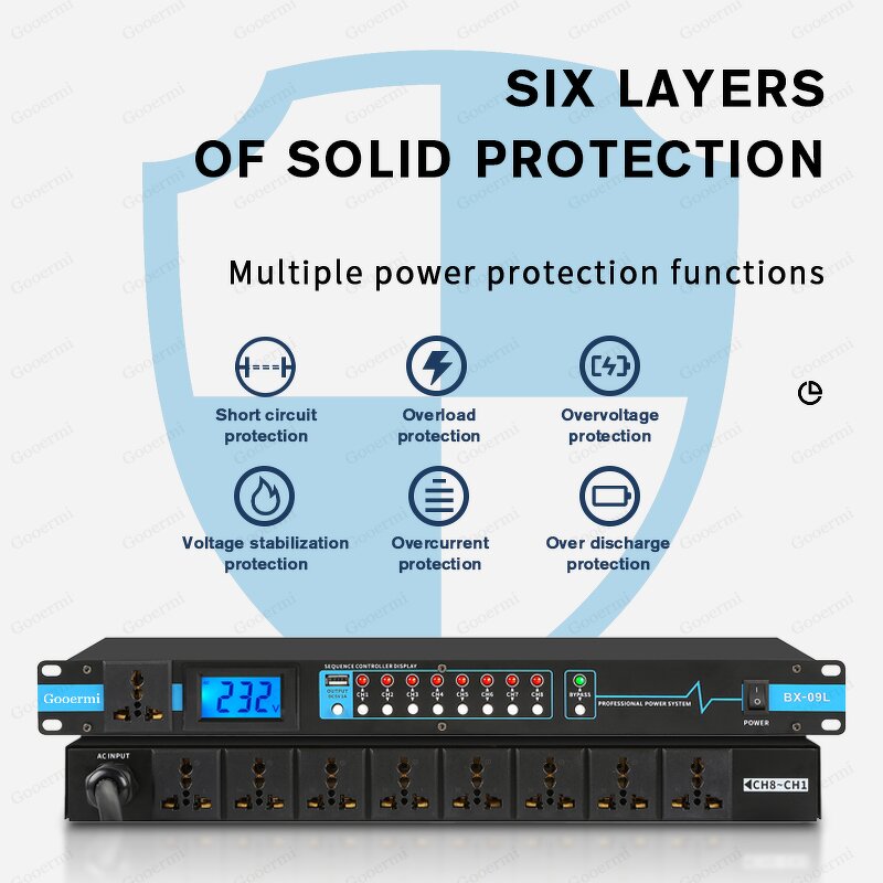 Power Conditioner Manufacturer - OEM/ODM Audio Power Sequence Controller Regulator