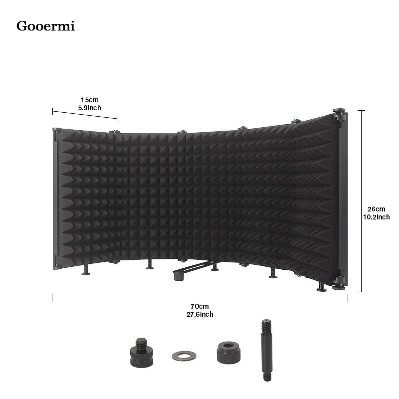 Microphone Isolation Shield Manufacturer - OEM/ODM 5 Door Plastics Sound Absorbing Foam