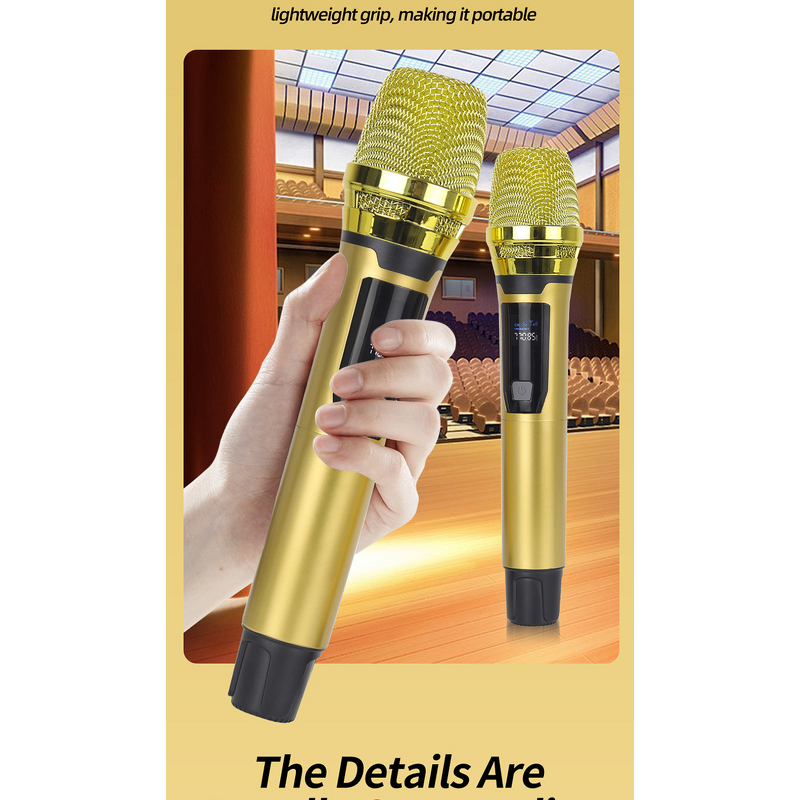 Wireless Microphone Manufacturer - OEM/ODM Handheld Rechargeable Cordless Mic
