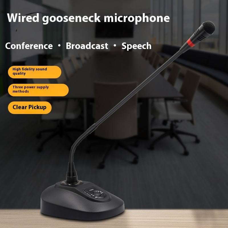 Gooseneck Microphone Manufacturer - OEM/ODM Wired Cardioid Conference Condenser Mic