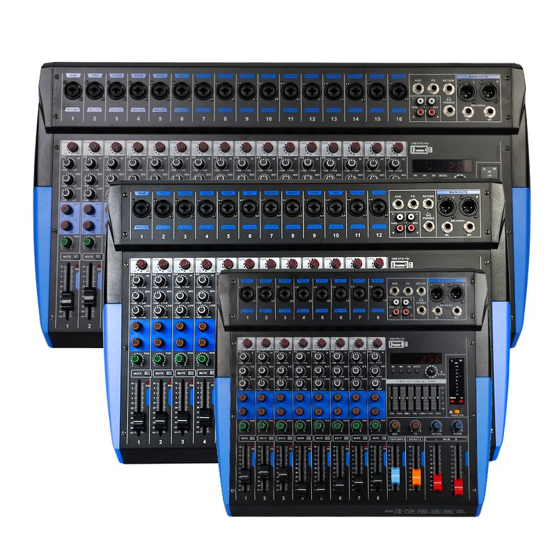 Audio Mixing Console Manufacturer - OEM/ODM 16 Channel DSP Effects Controller