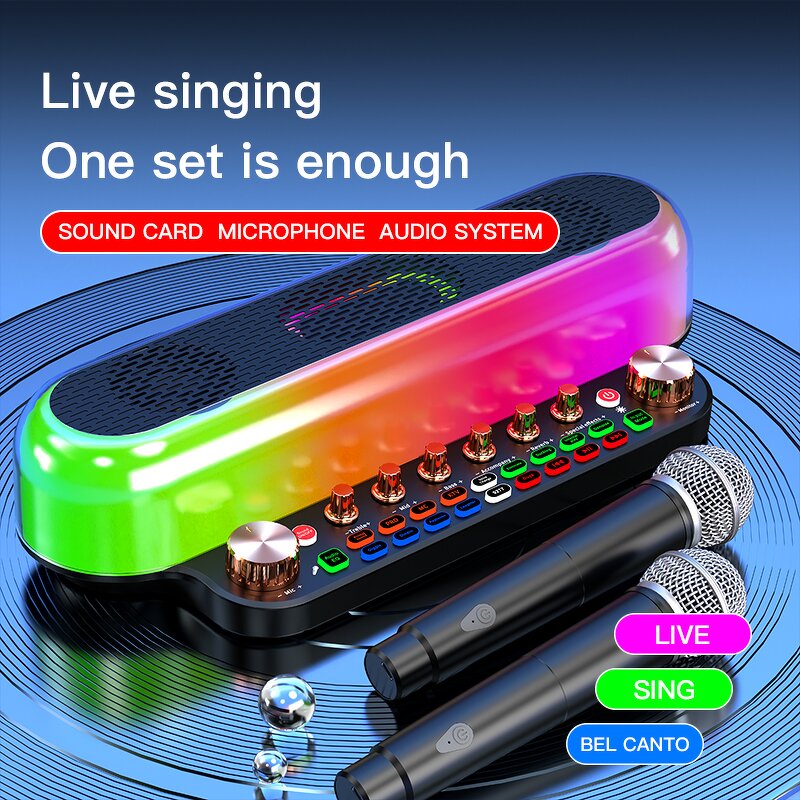 Karaoke Machine Manufacturer - OEM/ODM Wireless Portable Sound Card Speakers