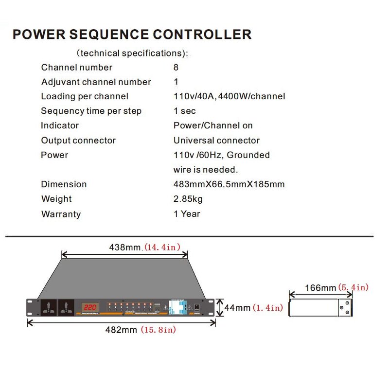 Power Sequencer Manufacturer - OEM/ODM 8-Channel Power Management Sequencer