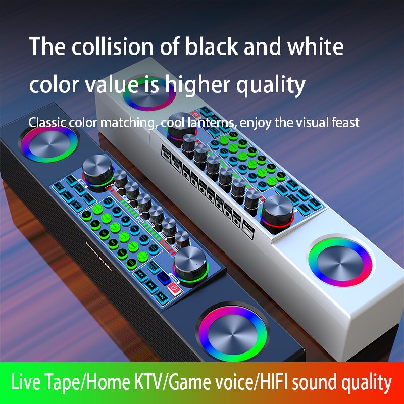 Karaoke Sound Card Manufacturer - OEM/ODM Mini Music HIFI Speaker Mixer Set