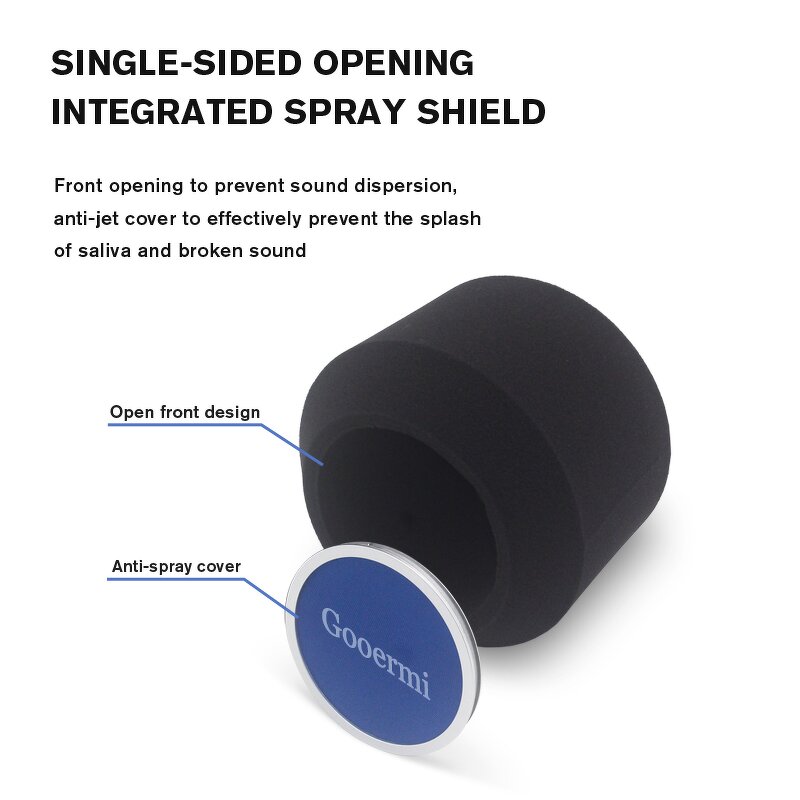 Microphone Isolation Shield Manufacturer - OEM/ODM Sound-absorbing Noise Cancellation Foam