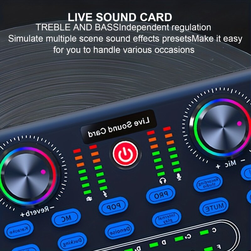Live Sound Card Manufacturer - OEM/ODM Professional Homemade Sound Effect Mixer