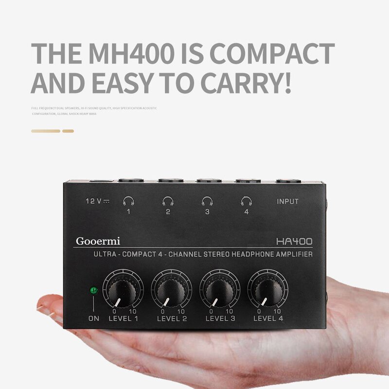 Headphone Amplifier Manufacturer - OEM/ODM 4 Channel Stereo Headphone Amp