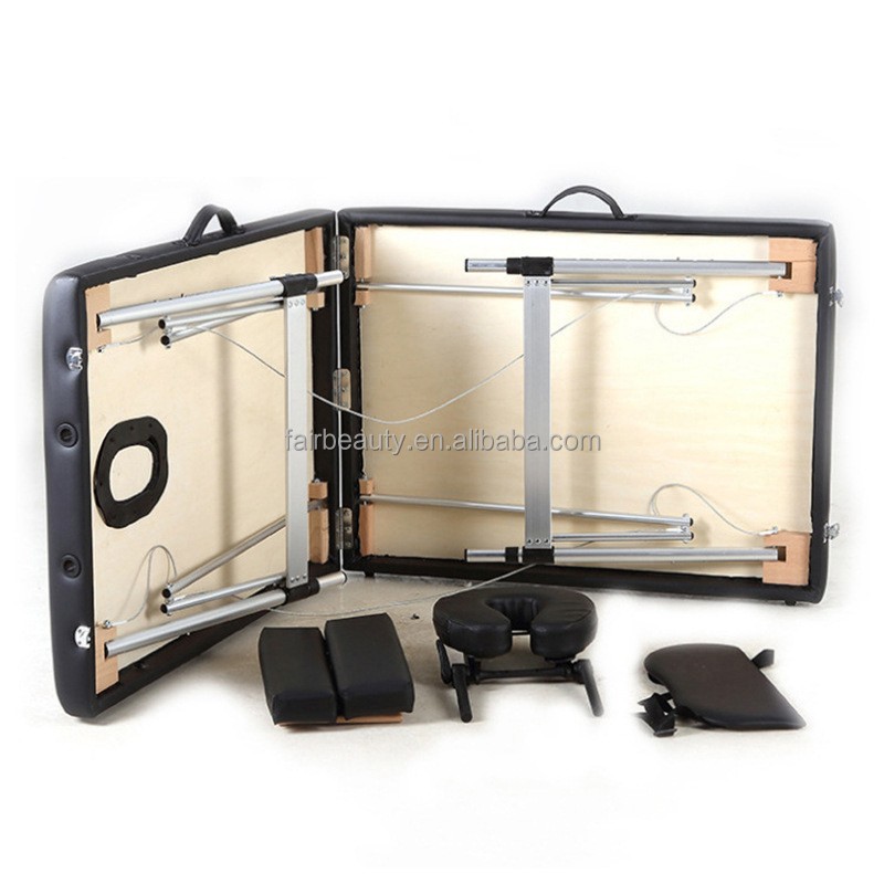 Massage Table Supplier - OEM Beauty Salon SPA 2-Section Aluminum